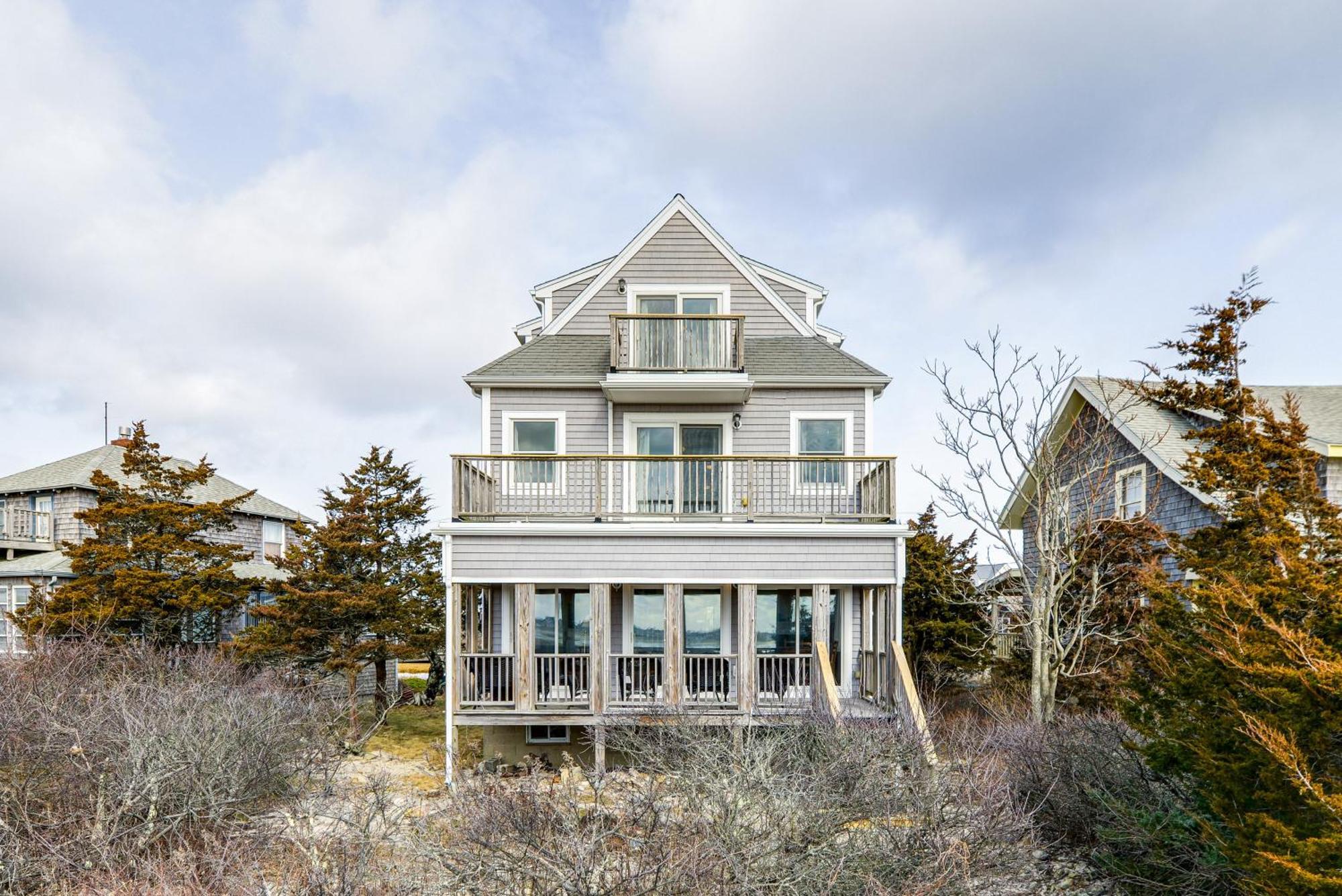 Marshfield Home With 4 Decks And Private Beach Access! Exterior photo